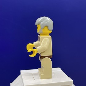 LEGO&reg; Minifig sw0023 - Obi-Wan Kenobi with Light Gray Hair (Old)