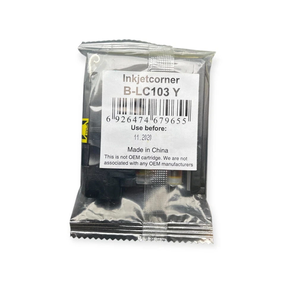 BLC103Y Ink Cartridge XL for Brother MFC-J4410DW J4510DW J4610DW - New Sealed - Image 2 of 2