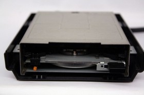 CCOMMODORE AMIGA CDTV CD-1411 FLOPPY DISK DRIVE ORIGINAL BLACK W/o BOX LV4 91221