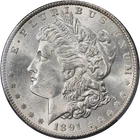 1891-P Morgan Silver Dollar PCGS MS61 Nice Eye Appeal Nice Strike