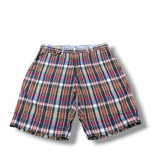 Polo Ralph Lauren Authentic India Madras Plaid Lightweight Shorts Mens Sz 32 EUC