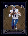 2024 Panini Totally Certified Football Mirror Neon Orange Matthew Stafford #51