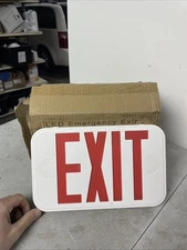 LIT-PaTH LED 4pack Emergency EXIT Sign with Double Face and Back Up Batteries 