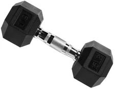 OLIXIS Rubber Hex Dumbbell weights dumbbells set weight set for home gym，Stre...