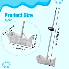 Sand Flea Rake Detachable Sand Flea Rake Shark Tooth Screen Comes Drain Screen