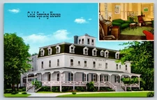 Postcard Cold Spring House Wickford Rhode Island S5