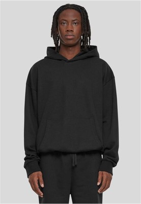 Urban Classics Kapuzenpullover Herren Light Terry Hoody schwarz Basics
