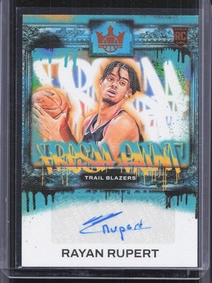 2023-24 Panini Court Kings #FP-RRP Rayan Rupert Fresh Paint Auto #/75 RC