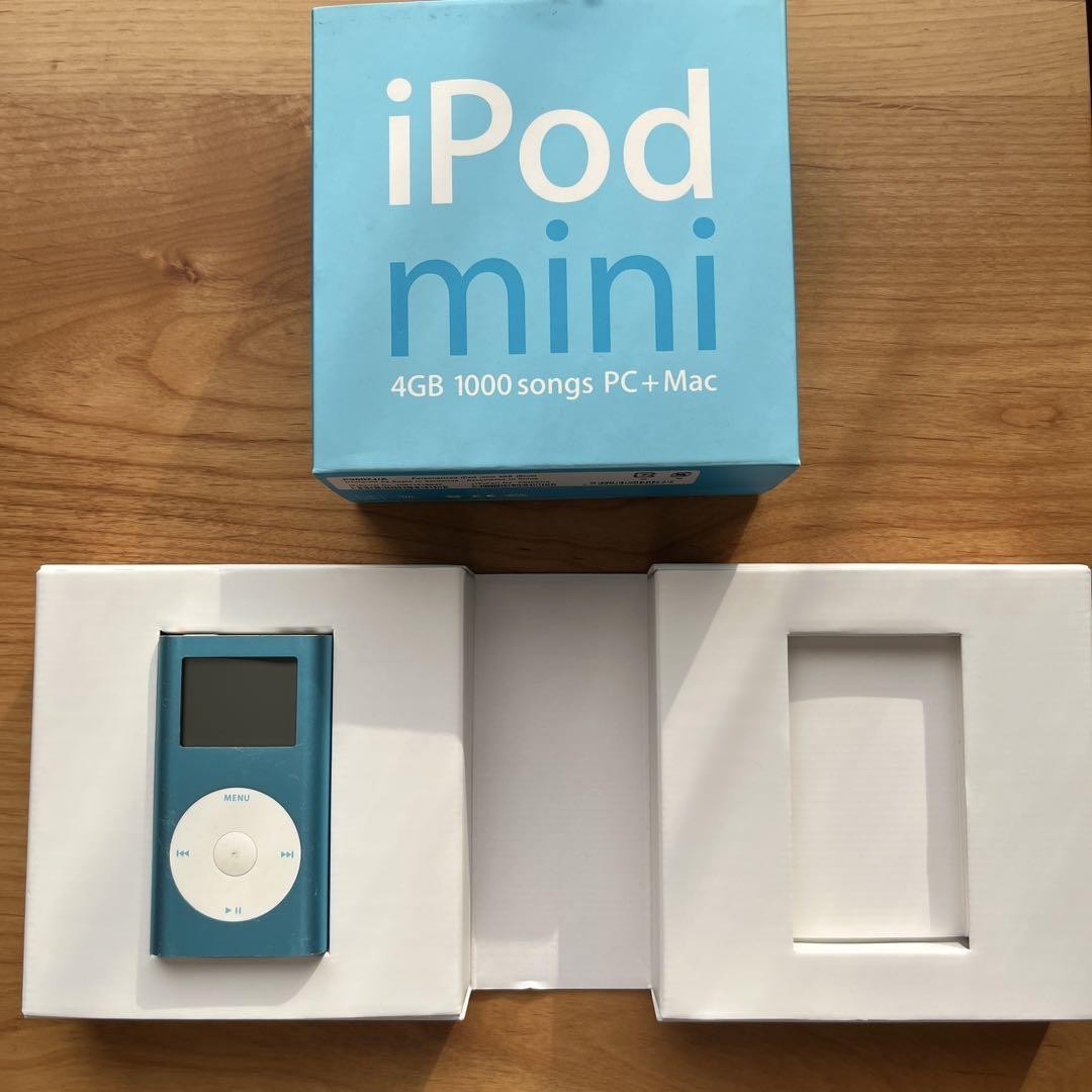 アップル Apple iPod mini 4GB Apple Ipod Mini 4Gb Blue Mp3 Player Portable Music Device