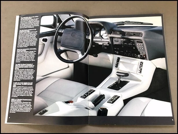1986 BMW L7 E23 20-page Original Sales Brochure Catalog - 735i - Imagem 3 de 4
