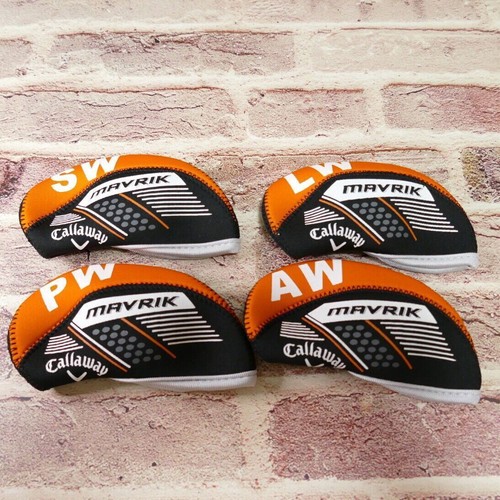 Golf Iron Club Your Own Callaway MAVRIK Head Cover Orange & Black 11 Pcs One Set - Picture 21 of 24