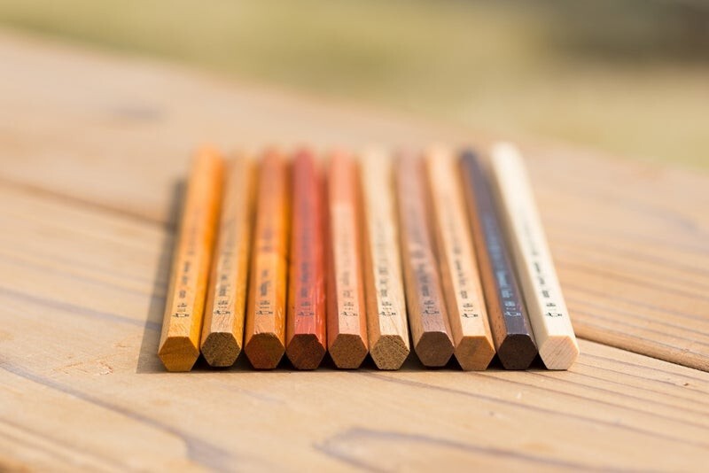BOSCO Wood Pencil Shigeki Miyamoto Solid High-Quality Japan BOSCO Wood Pencil Shigeki Miyamoto Solid High-Quality Japan