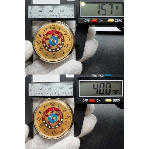 Vintage USSR Soviet Era Pocket Watch Raketa CAL.2609HA Limited Dial Turkmenistan - Picture 9 of 9