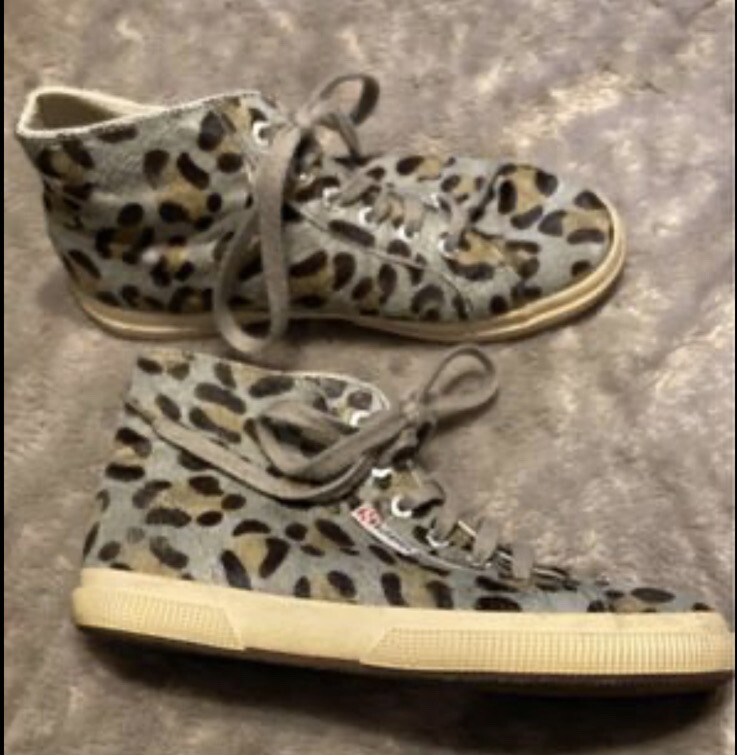 Sneakers alte Superga Anthro Ponyhair S009KQ0 casual da uomo taglia 6 donna 7 1 2