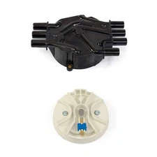 Black Distributor Female Cap and Rotor Kit for V6 Vortec