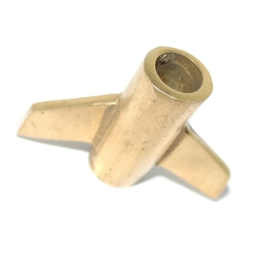 Passend für Royal Enfield Bremsstange Flügelmutter hinten Messing - Bild 6 von 13