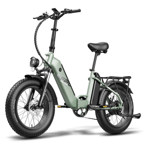 FAFREES FF20 Folding Electric Bike 20" Fat Tyre 48V 20.4AH Pedal Assist/Throttle - Picture 4 of 36