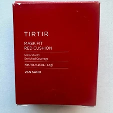 TIRTIR Mask Fit Red Cushion Face Cream 23N Sand (0.63 Fl Oz) New Exp 5/16/27