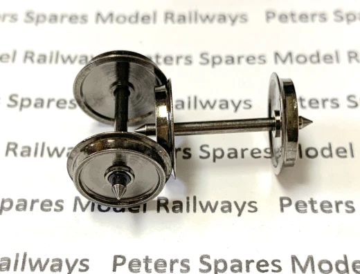 Peters Spares PS108 12.6mm Solid Disc Wagon & Coach Wheels (x1 Pair)