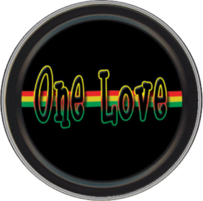 Stash Tins - One Love 3.5'' Round Storage Container