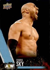 Scorpio Sky 2021 Upper Deck All Elite Wrestling #8 AEW 1st Edition ID:130126