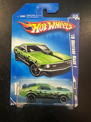 2009 Hot Wheels Walmart Exclusive - Ford MUSTANG MACH 1 (Green)