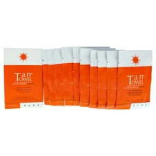 Tan Towel Self-Tan Towelette, 10 each Plus Half Body