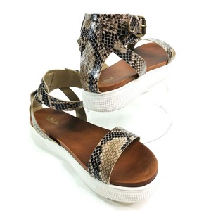 mia snakeskin sandals
