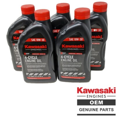 Genuine OEM Kawasaki 99969-6081 4 Cycle SAE 10W30 Engine Oil - 5