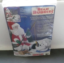 Dimensions 62175 Bean Buddies Ice Fishy Friends Christmas 9" Santa Claus Kit 