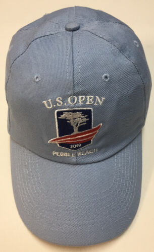 USGA Member Hat US Open 2019 Pebble Beach Adjustable Ball Cap Golf PGA Blue - Picture 1 of 12