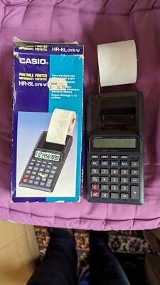 Casio Tischnrechner HR-8L mit Rolle