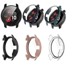 For Garmin Venu2 Plus Watch Case PC Plating Glass Screen Protector Cover Shell
