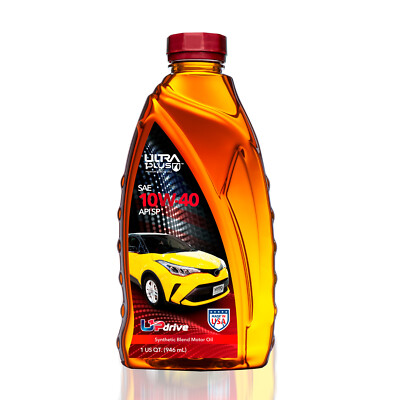 Ultra1Plus SAE 10W-40 Synthetic Blend Motor Oil API SP   Quart