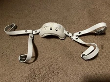 NFL Adams Schutt PRO 100 Hard Cup 4 pt High Mount Football Helmet Chinstrap