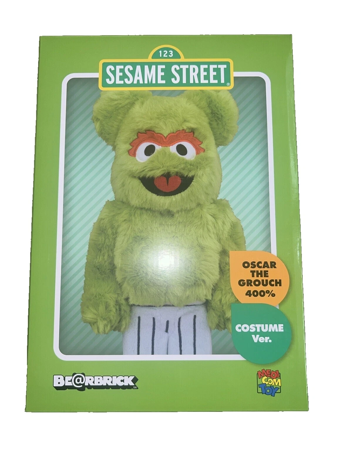 Figuras de acción MEDICOM Oscar the Grouch y accesorios