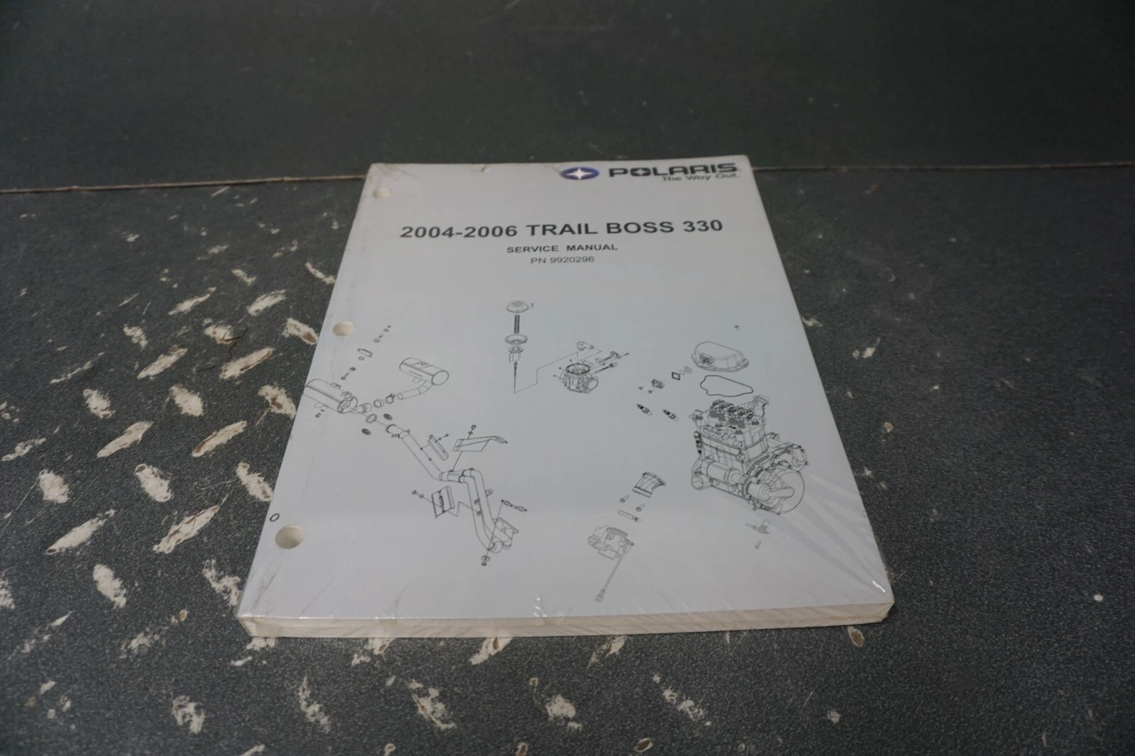 NEW Polaris ATV 4-Wheeler OEM 2004-2006 Trail Boss 330 Service Manual 9920296