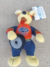 Vintage Jeff Gordon Dupont Stuffed/ Plush Bear. With Tags. 24