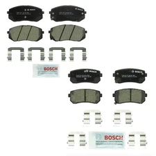 Bosch QuietCast Front & Rear Ceramic Brake Pads Kit For Tucson Cadenza Sportage