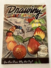 Vintage Drawing Simplified in Pen Pencil Brusch Charcoal Walter Foster