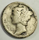 1924 -S Mecury Dime 10c 90% Silver US Coin *** VG  # MD 1924-S VG