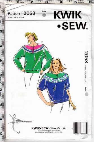 CHOICE: Kwik Sew by Kerstin Martensson Patterns: Misses' Tops Blouses Tunics Mor - Picture 32 of 59
