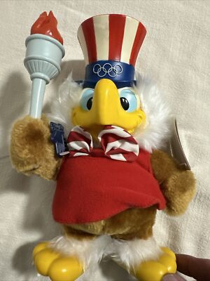 VINTAGE 1984 SAM THE OLYMPIC EAGLE Los Angeles Mascot W TAGS