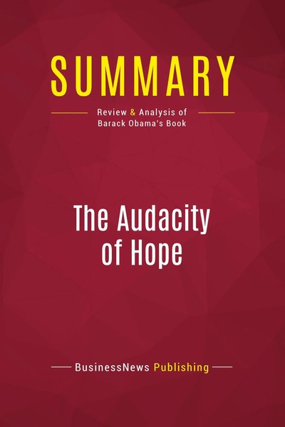 Businessnews Publishing | Summary: The Audacity Of Hope | Taschenbuch | Englisch-image
