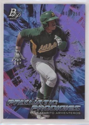 2018 Bowman Platinum Prismatic Prodigies Purple Lazaro Armenteros Lazarito 0a2