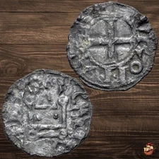 KINGDOM OF FRANCE - Saint Louis IX - Medieval French Crusader Coin @e298