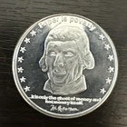 1/2 Half Oz.fine Silver Round 0.5 Oz.0.999 Fine Silver