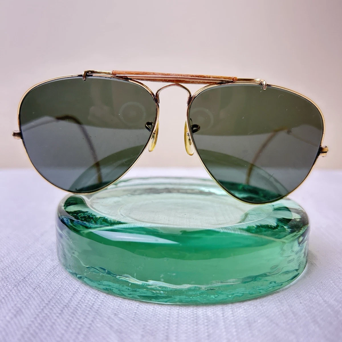 Ray-Ban Wrap Gold Vintage Sunglasses for sale | eBay