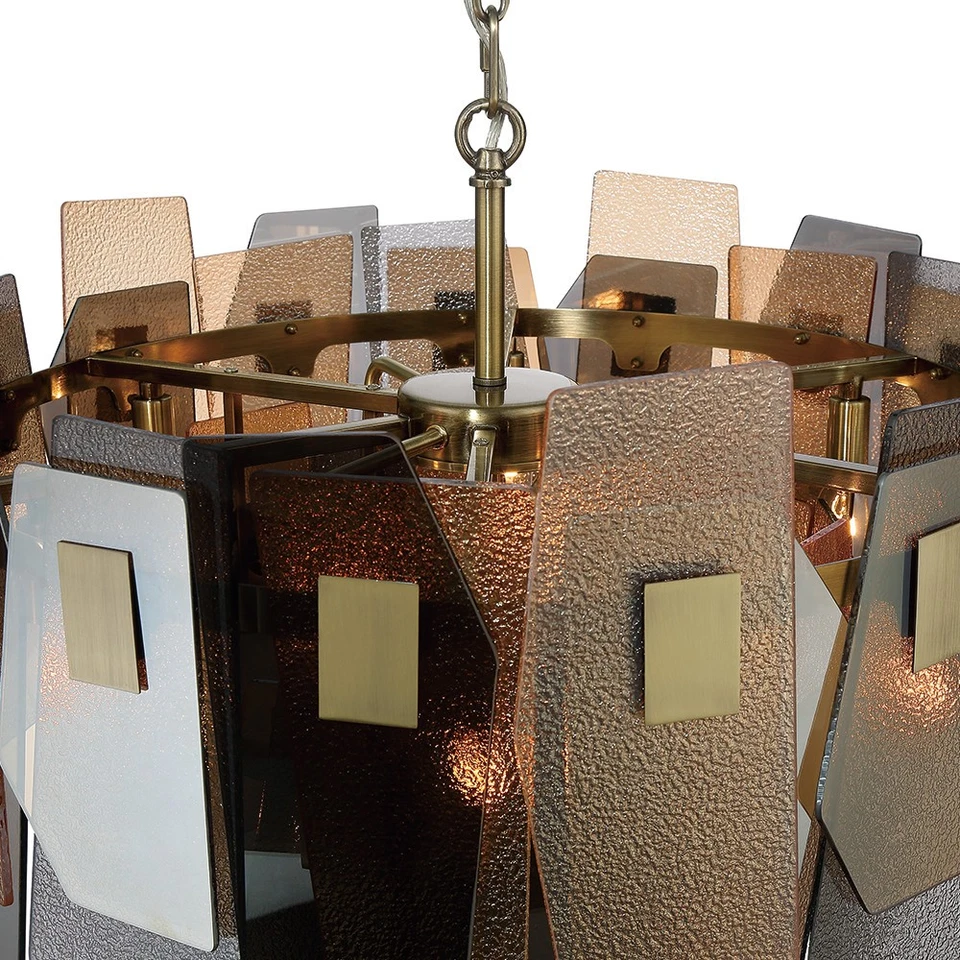 Eurofase Lighting 43875 Cocolina 10 Luces 24"W Abstracto - Bronce Foto 3 de 4