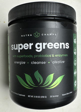 Nutra Champs Super Greens 9.10 oz 258 grams 30 Servings EXP 11/26